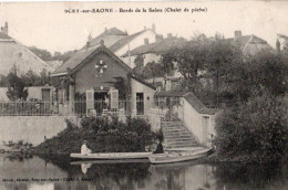 70 CPA  SCEY SUR SAONE BORDS DE LA SAONE CHALET DE PÊCHE - Scey-sur-Saône-et-Saint-Albin