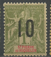 SAINT PIERRE ET MIQUELON N° 104 NEUF** SANS CHARNIERE / Hingeless / MNH - Unused Stamps