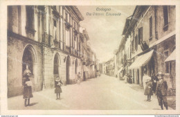 N548 Cartolina Codogno Via Vittorio Emanuele Bella Animata Provincia Di Lodi - Lodi