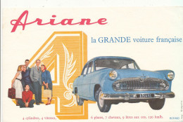 BU 2803 -  BUVARD   ARIANE  LA GRANDE VOITURE FRANCAISE - Automotive