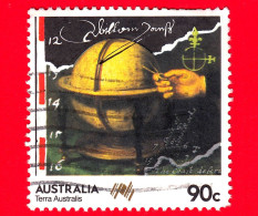 AUSTRALIA - Usato - 1985 - Bicentenario Dell'insediamento Australiano - Navigatori - Globo E Mano - 90 - Usati