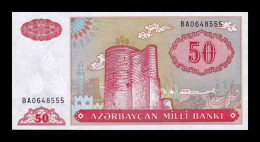 Azerbaiyán Azerbaijan 50 Manat 1993 Pick 17b Sc Unc - Azerbaïdjan