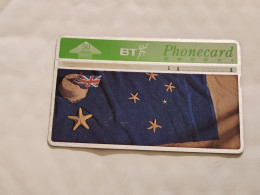 United Kingdom-(BTC150)Flying The Flag 4(AUSTRALIA)(1021)(50units)(506F08518)price Cataloge3.00£ Used+1card Prepiad Free - BT Edición Conmemorativa