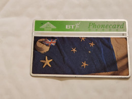 United Kingdom(BTC150)Flying The Flag 4(AUSTRALIA)(1022)(50units)(506F38166)price Cataloge3.00£ Used+1card Prepiad Free - BT Edición Conmemorativa