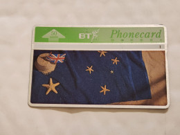 United Kingdom(BTC150)Flying The Flag4(AUSTRALIA)(1023)(50units)(526B25031)price Cataloge3.00£ Used+1card Prepiad Free - BT Edición Conmemorativa