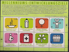 2009 UNO WIEN   Mi. 612-619 **MNH   Millenniums-Entwicklungsziele Der Vereinten Nationen. - Ongebruikt