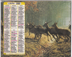 Almanach Malin  1989 - Harde De Cerfs - - Formato Grande : 1981-90