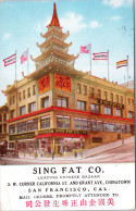 Sing Fat Co. , Leading Chinese Bazaar , San Fransisco (sent From Denmark To France 1928) - San Francisco