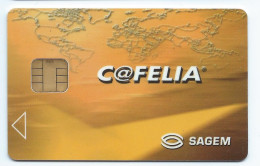 CARTE A PUCE SAGEM CAFELIA TEST CARD Smart Demo (BA0415 - Cartes De Salon Et Démonstration