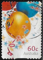 Australia 2010 Greetings 60c Type 3 Self Adhesive Good/fine Used [36/30090/NM] - Usati