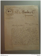 Belgique 1921 Manufacture De Chaussures Champion Le Moulin & Cie Paturages Lettre Envoyée Au Notaire à Wasmes - Kleding & Textiel