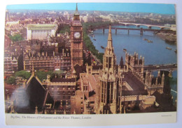 ROYAUME-UNI - ANGLETERRE - LONDON - Big Ben, Houses Of Parliament And The River Thames - Houses Of Parliament