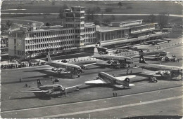 Zürich Kloten Flughof 1954 Flugaufnahme Swissair - Kloten