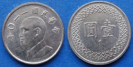 TAIWAN - 1 Yuan Year 110 (2021) Y# 551 Republic, Standard Coinage - Edelweiss Coins - Taiwan