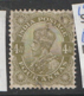 India  1911  SG 175  4a.     Fine Used - 1902-11  Edward VII