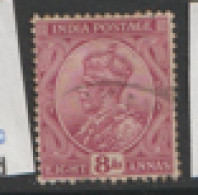 India  1911  SG 179  8a. Deep Magenta      Fine Used - 1902-11 King Edward VII