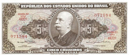 Brazil 5 Cruzeiros ND (1964), UNC (P-176d, ) - Brésil