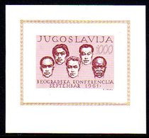 YUGOSLAVIA 1961 Non-aligned Nations Block MNH / **..   Michel Block 7 - Blocks & Sheetlets