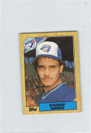 MIKI-AP8-015 BASEBALL CARTE TOPPS NUM 153 DUANE WARD TORONTO BLUE JAYS - Baseball