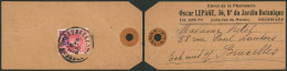 Houyoux - N°247 Sur étiquette De Colis (pharmacie, Bruxelles) > Bruxelles / échantillon. - 1922-1927 Houyoux