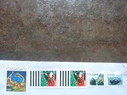 2024  5 Stamps Used On A Letter - Gebraucht