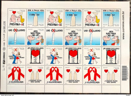 C 3158 Brazil Stamp AIDS Prevention Campaign Health 2011 Sheet - Autres & Non Classés