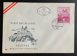 Österreich 1963 Bauten Mi. 1128 FDC Schmuckkuvert Gestempelt/o MELK - Briefe U. Dokumente