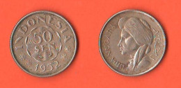 Indonesia 50 Sen 1952 Nickel Typological Coin - Indonesia