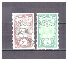 OCEANIE     N °  24 + 22    . 2 VALEURS     OBLITEREES     .  SUPERBE . - Used Stamps