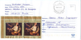 Russia Cover Sent To Germany 16-11-2017 Art Painting Stamps And Special Postmark - Storia Postale