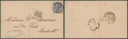 Estampilles - N°31 Sur LAC Obl DCb "Anvers" (1873) > Maestricht + Passage "Hollande Par Nord 1" / Tarif Préférentiel. - Bureaux De Passage