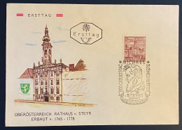 Österreich 1965 Bauten Mi. 1194 FDC Schmuckkuvert Sonderstempel Michael Blümelhubers Gestempelt/o STEYR - Briefe U. Dokumente