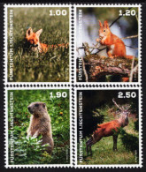 Liechtenstein - 2024 - Wild Animals In Liechtenstein - Mint Stamp Set - Neufs