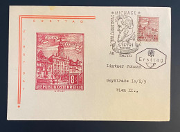 Österreich 1965 Bauten Mi. 1194 FDC Schmuckkuvert Sonderstempel Michael Blümelhubers Gestempelt/o STEYR - Briefe U. Dokumente