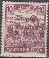 Hongrie De L'Ouest Sopron 1921 Non Emis Népszavazas Mi  I * (K7) - Zonder Classificatie