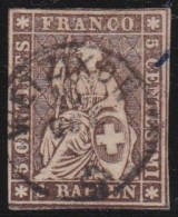 Suisse   .  Yvert  .    26    .     O        .    Oblitéré - Usados