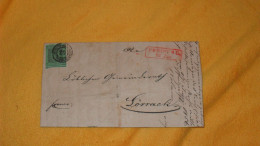 LETTRE ANCIENNE DE 1856 ?../ MARQUE ROUGE FREIBURG POUR LOERBACH . ALLEMAGNE CACHET 43 + TIMBRE 3 FREIMARK - Autres & Non Classés