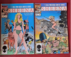 Sheena 1 Et 2  De Chez Marvel 1984  En Anglais Très Bon état Tarzan - DC