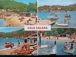 Ibiza, San Antonio Abad, Cala Salada (Baleares) CP Circulada. - Ibiza