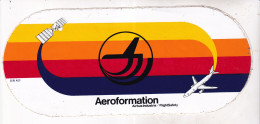 Autocollant Avion -   Aeroformation - Autocollants