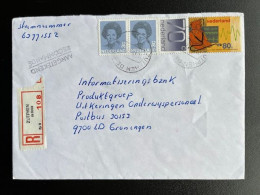 NETHERLANDS 1992 REGISTERED LETTER ZUTPHEN DE BRINK TO GRONINGEN NEDERLAND AANGETEKEND - Briefe U. Dokumente