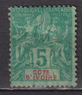 Timbre Oblitéré De Côte D'Ivoire De 1892 N° 4 - Usados