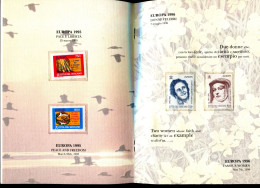 VATICANO 1995/1999 FOLDER EMISSIONE FILATELICHE EUROPA - Carnets