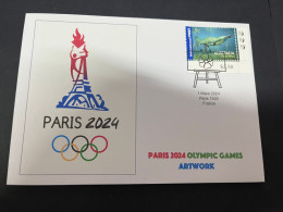 13-3-2024 (2 Y 49) Paris Olympic Games 2024 - 11 (of 12 Covers Series) For The Paris 2024 Olympic Games Artwork - Zomer 2024: Parijs