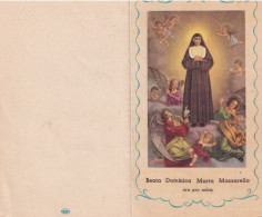 Calendarietto - Salesiano - Beata Dominica Maria Mazzarella - Anno 1949 - Formato Piccolo : 1941-60