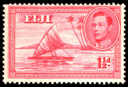 Fiji 1938-55 1½d Die I, Some Toning Lightly Mounted Mint. - Fidschi-Inseln (...-1970)