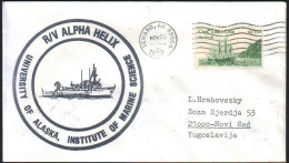 USA - SHIP  R/V  ALPHA  HELIX - ALASKA - 1980 - Expéditions Arctiques