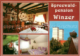 73659749 Straupitz Spreewaldpension Winzer Fremdenzimmer Wasserstrasse Kahnfahrt - Straupitz