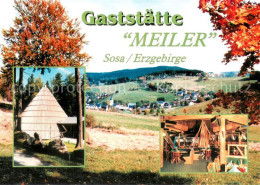 73657682 Sosa Erzgebirge Gaststaette Meiler An Der Talsperre Landschaftspanorama - Sosa