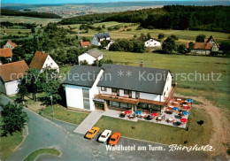 73648783 Burgholz Kirchhain Waldhotel Am Turm Fliegeraufnahme Burgholz Kirchhain - Kirchhain